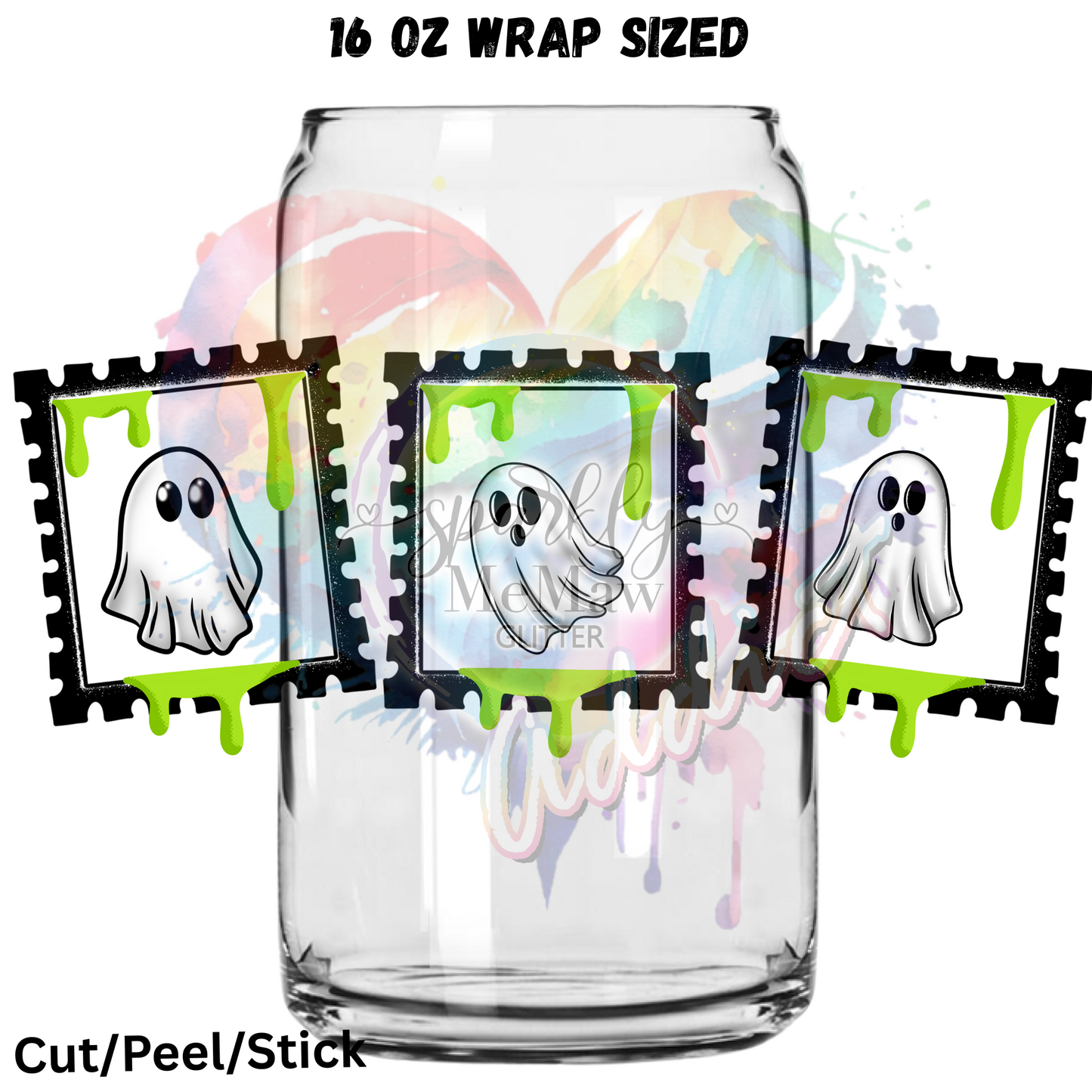 8Halloween UV DTF 16 Oz wrap