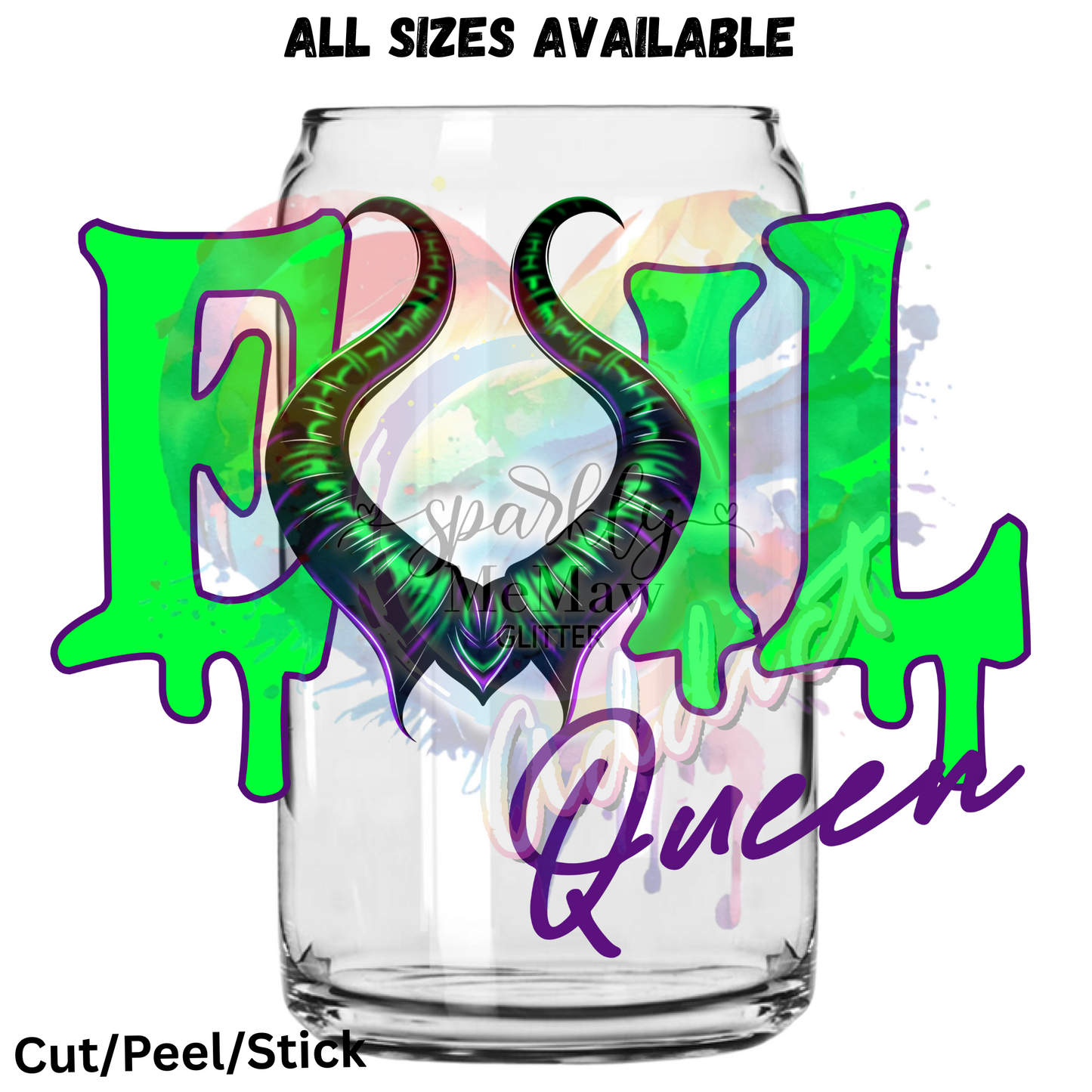 Evil UV DTF Decal UV DTF Decal