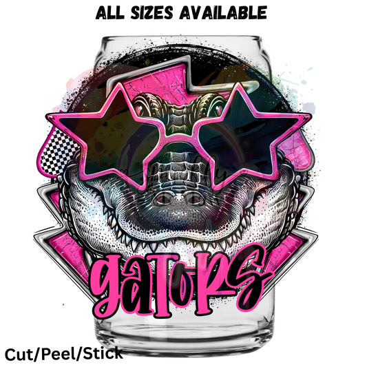 Gators 2 mascot UV DTF Decal