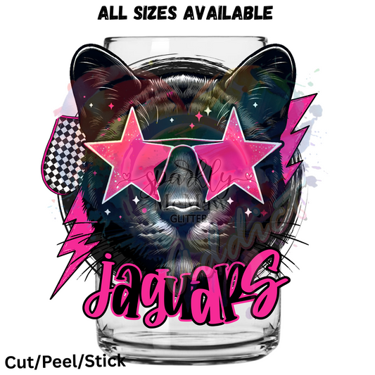Jaguars 3 mascot UV DTF Decal