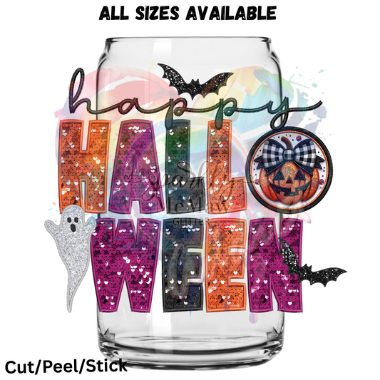 Happy Halloween 3  UV DTF Decal