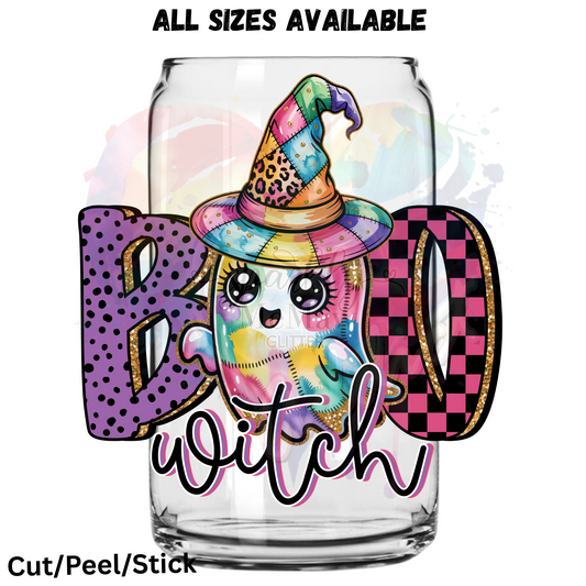 Boo Witch 2  UV DTF Decal