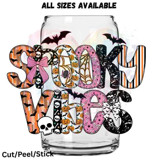 Spooky Vibes 4 UV DTF Decal