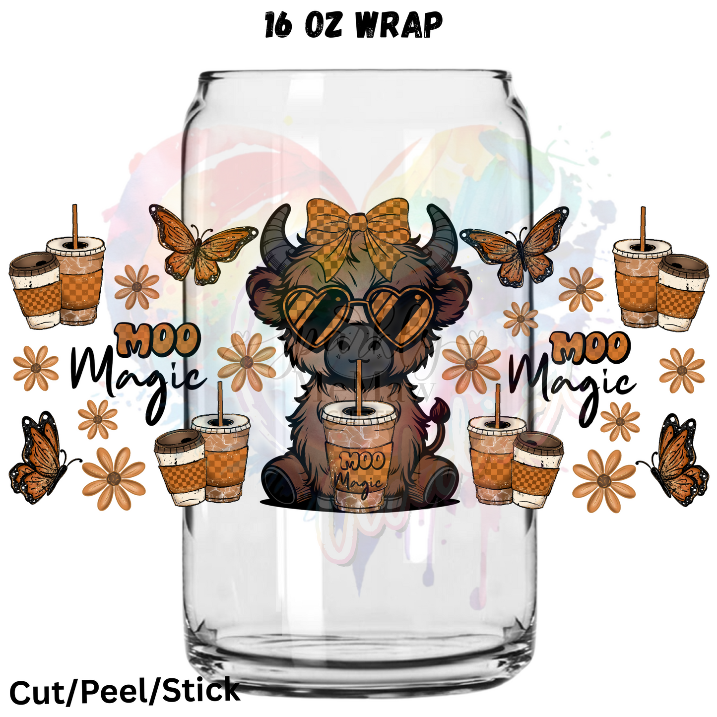 Moo Magic UV  DTF 16 Oz wrap