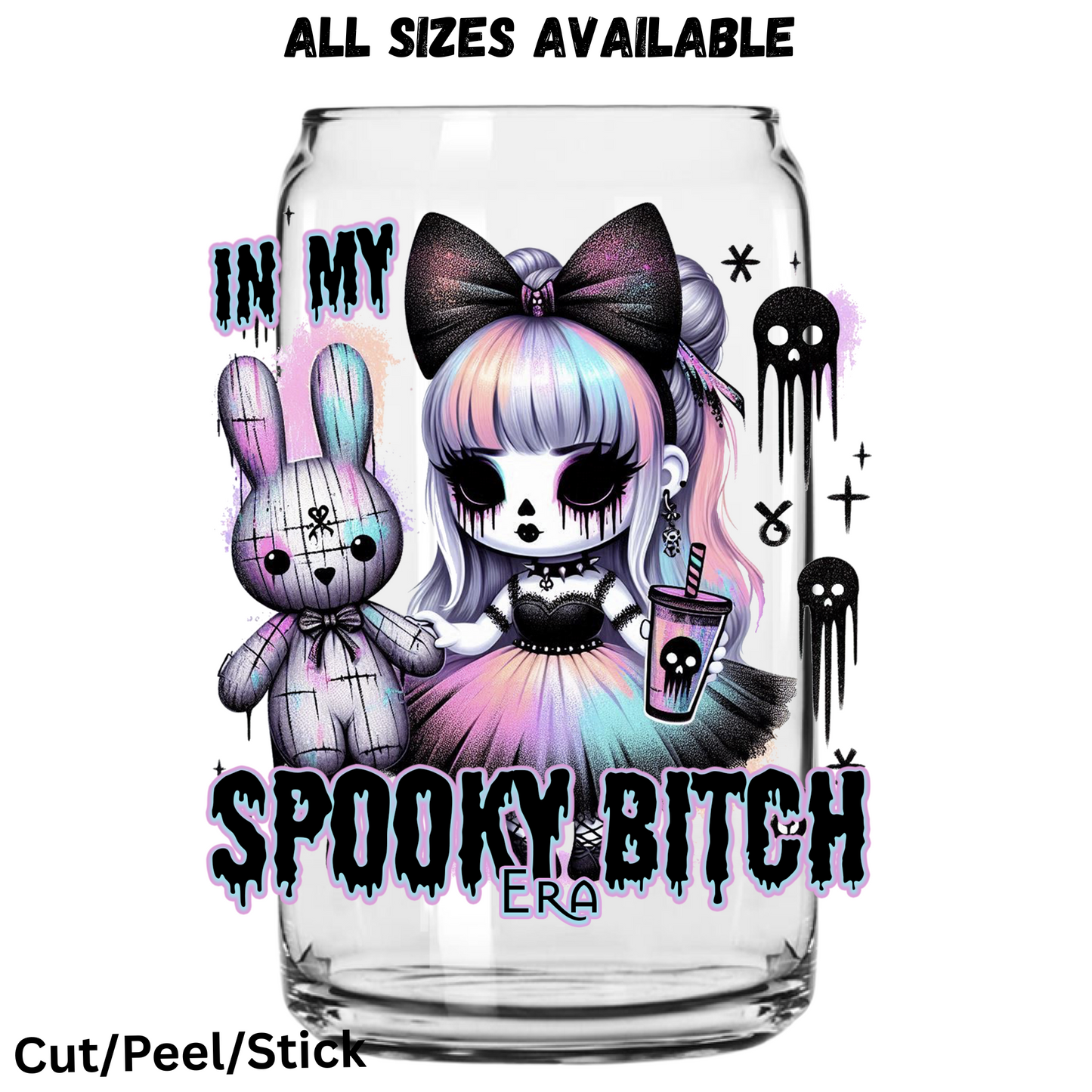 Spooky Bitch Era 4 UV DTF Decal