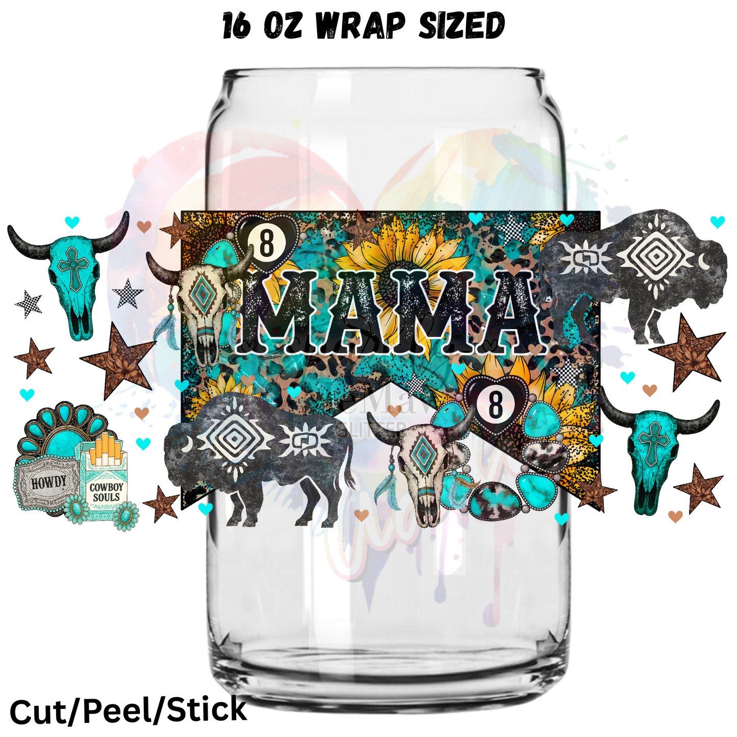 Cowboy Souls UV DTF 16 oz Wrap 1$ Deal