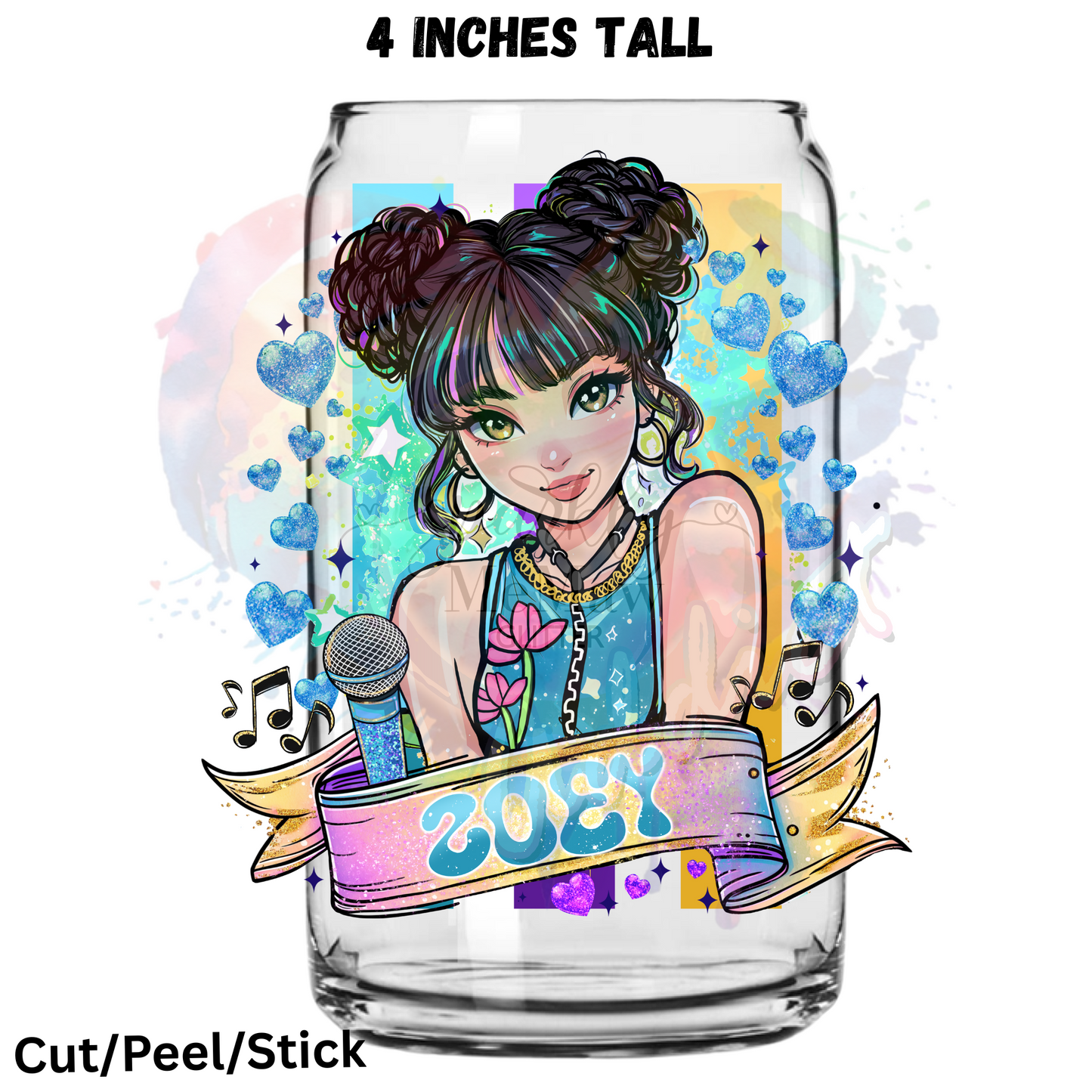 Zoey inspired UV DTF Decal 1$ Deal