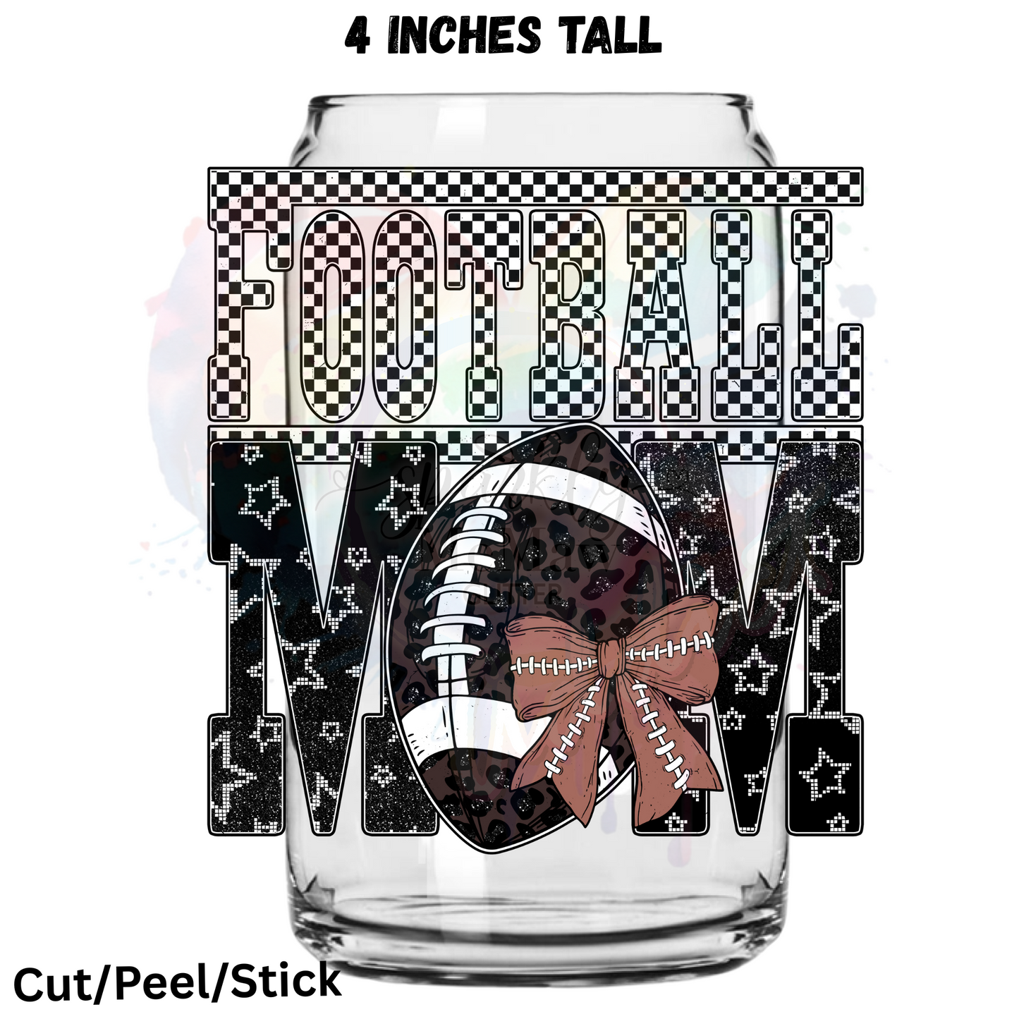 Football Mom 4 UV DTF Decal