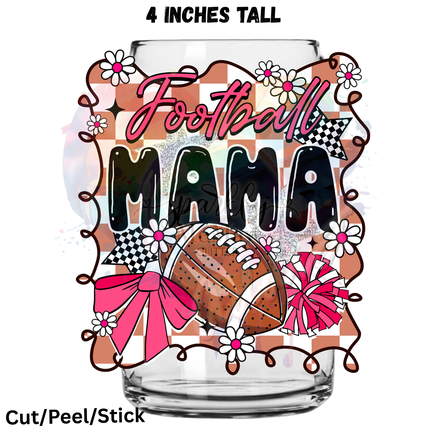 Football Mama 5 UV DTF Decal