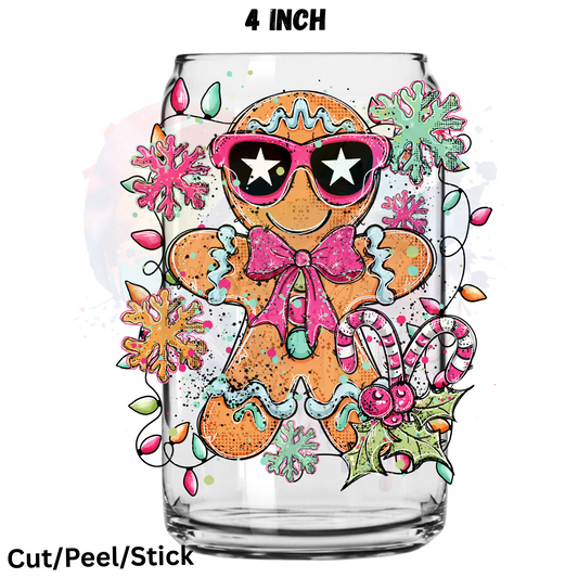 Gingerbread 2  UV DTF Decal