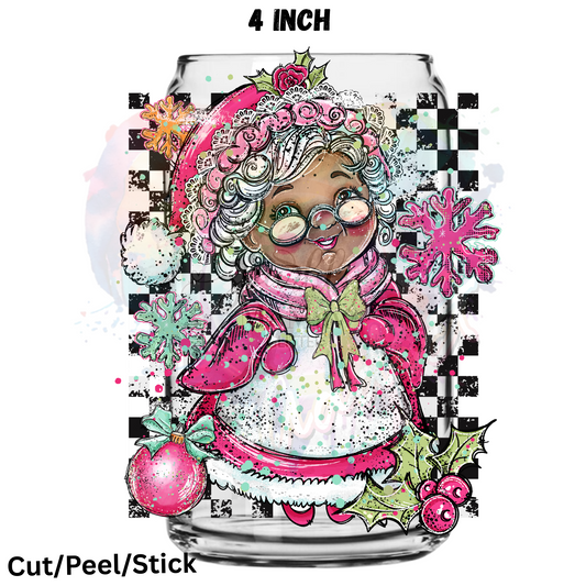 Mrs Claus 3 UV DTF Decal