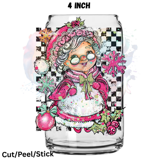 Mrs Claus 4 UV DTF Decal