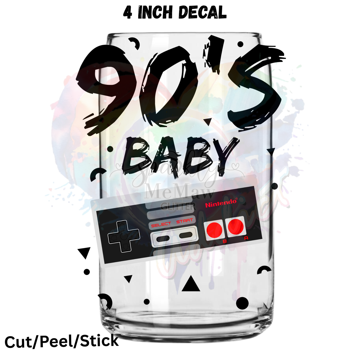 90's Baby  UV DTF Decal