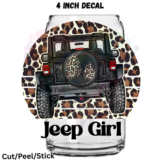 J e e p cheetah UV DTF Decal