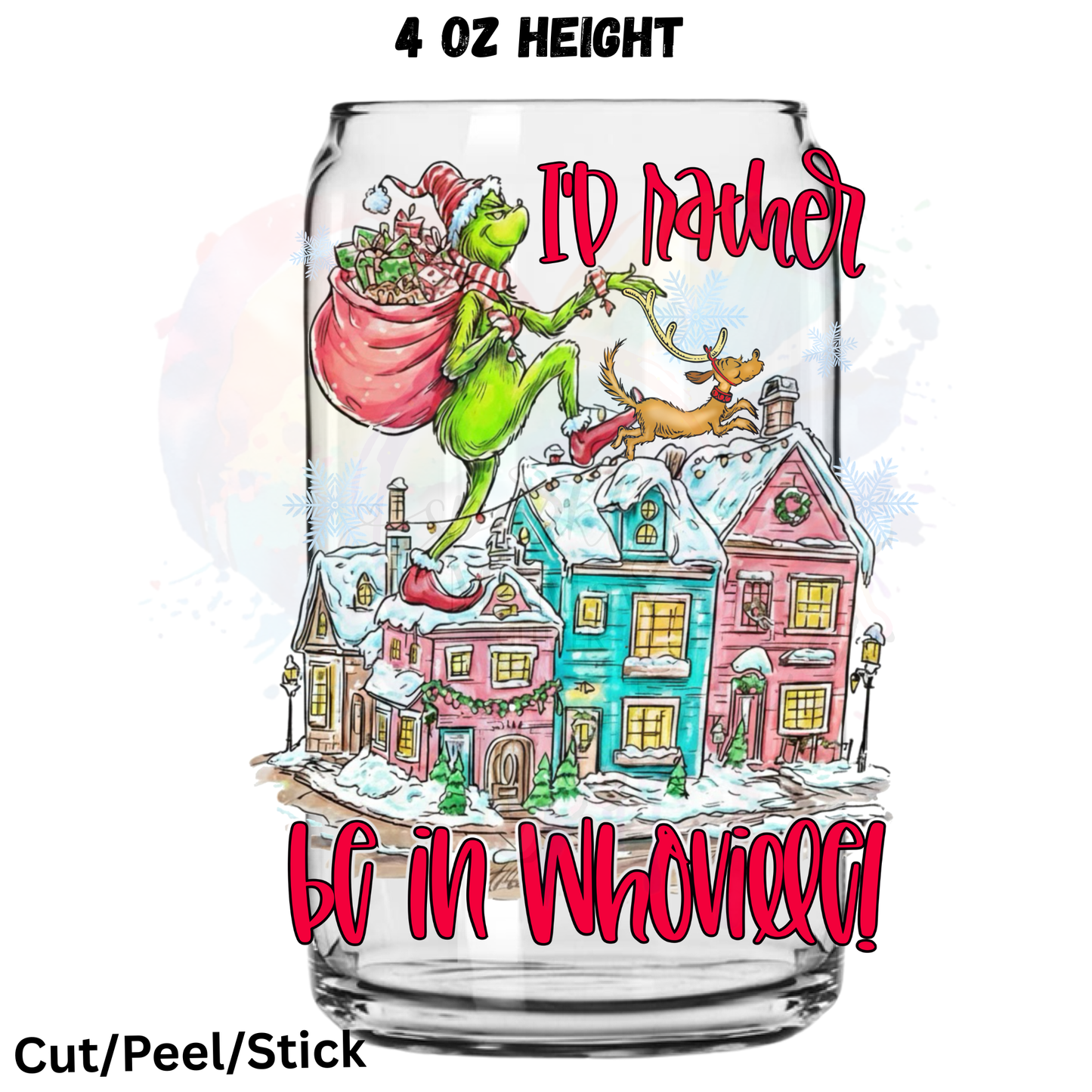 Who Ville UV DTF Decal