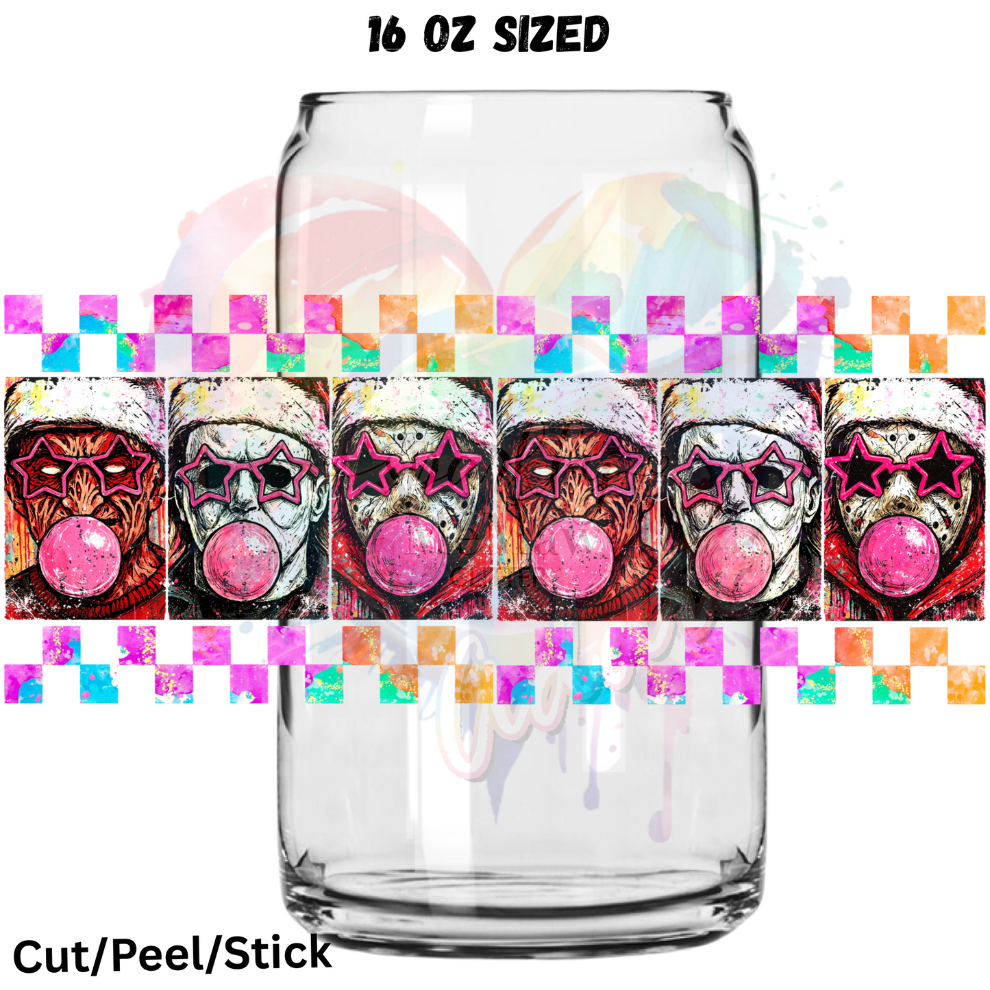 Bubble Spooks UV  DTF 16 Oz wrap