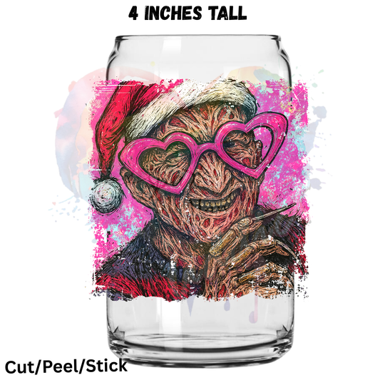Scary Christmas 1 UV DTF Decal