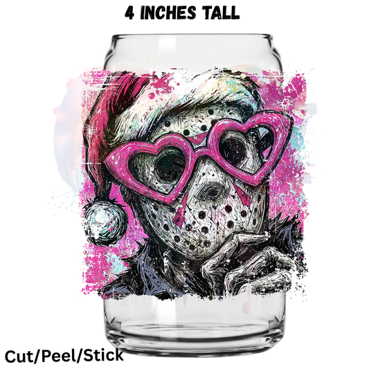 Scary Christmas 5 UV DTF Decal