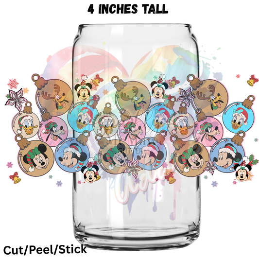 Christmas Era 3 UV  DTF 16 Oz wrap