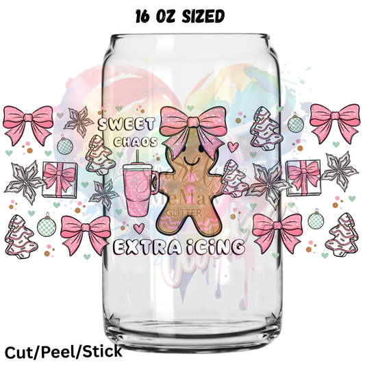 Sweet Chaos UV  DTF 16 Oz wrap