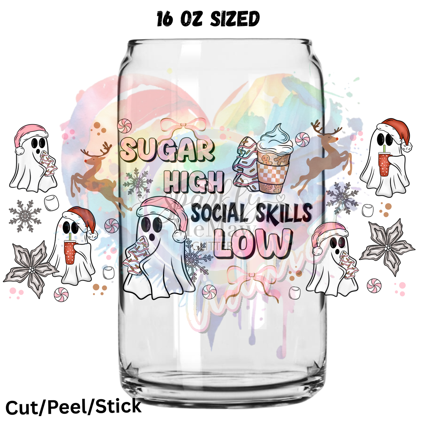 Sugar High UV DTF 16 Oz wrap