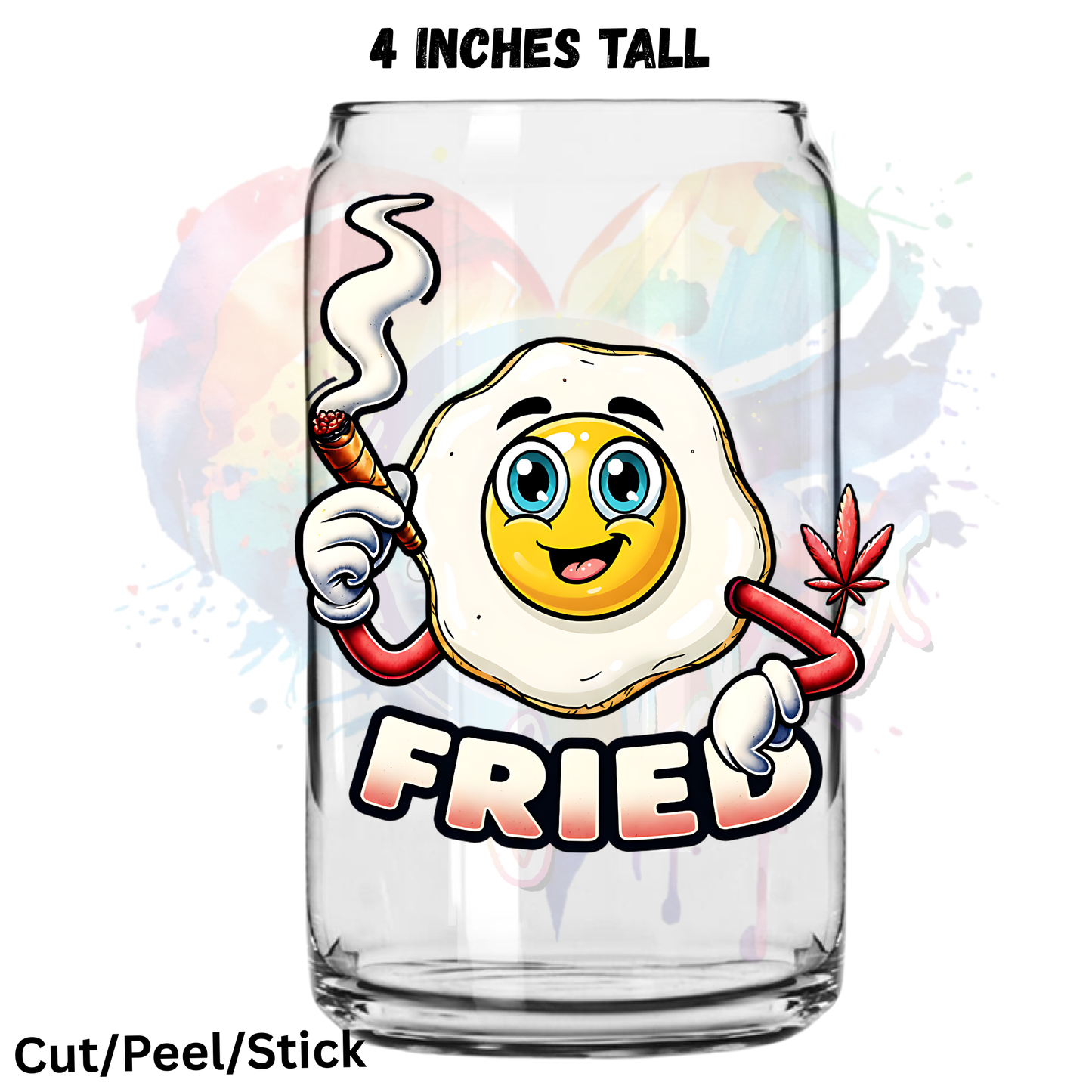 Fried Egg UV DTF Decal