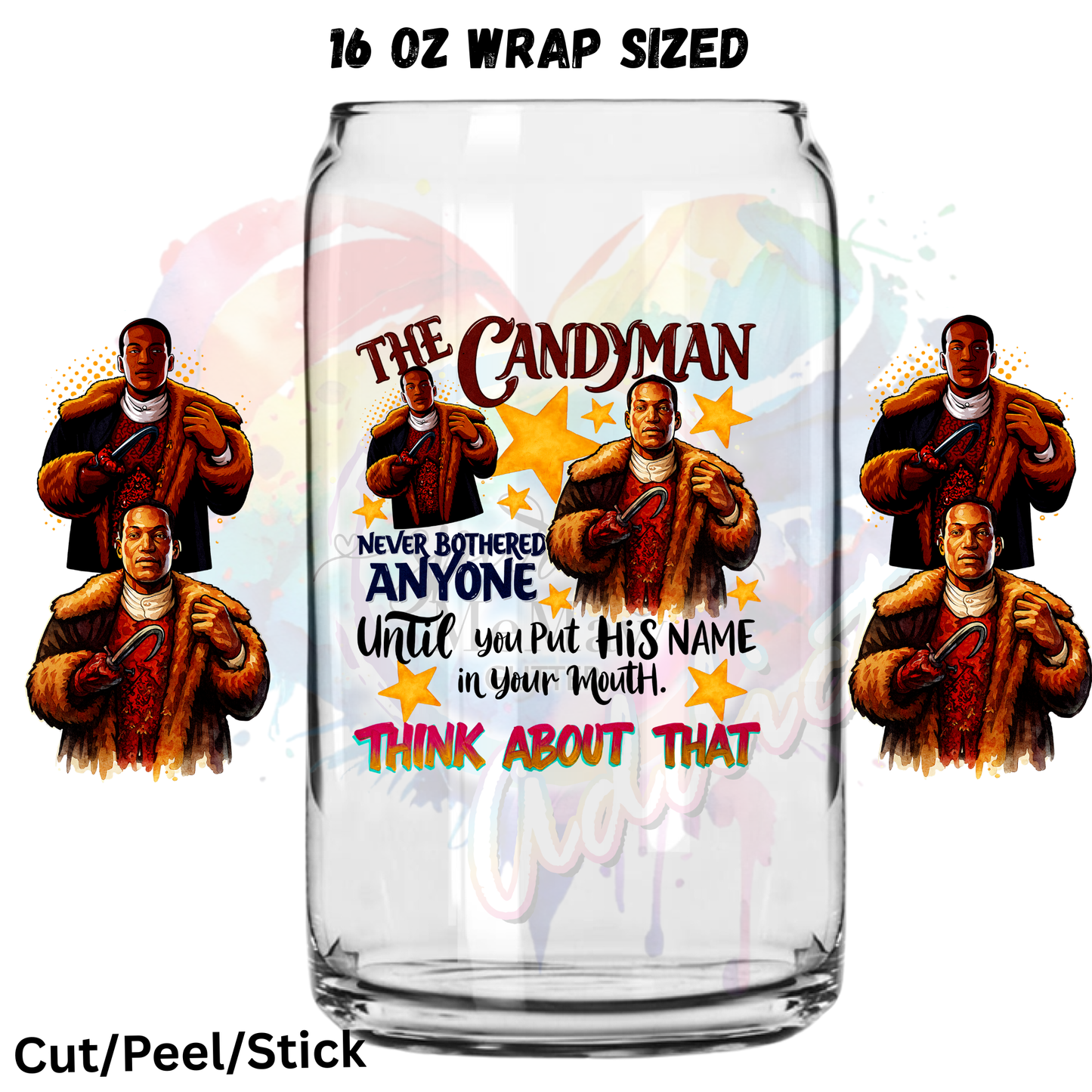 CandyMan UV DTF 16 Oz wrap