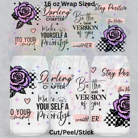 Darling this is just a chapter UV  DTF 16 Oz wrap