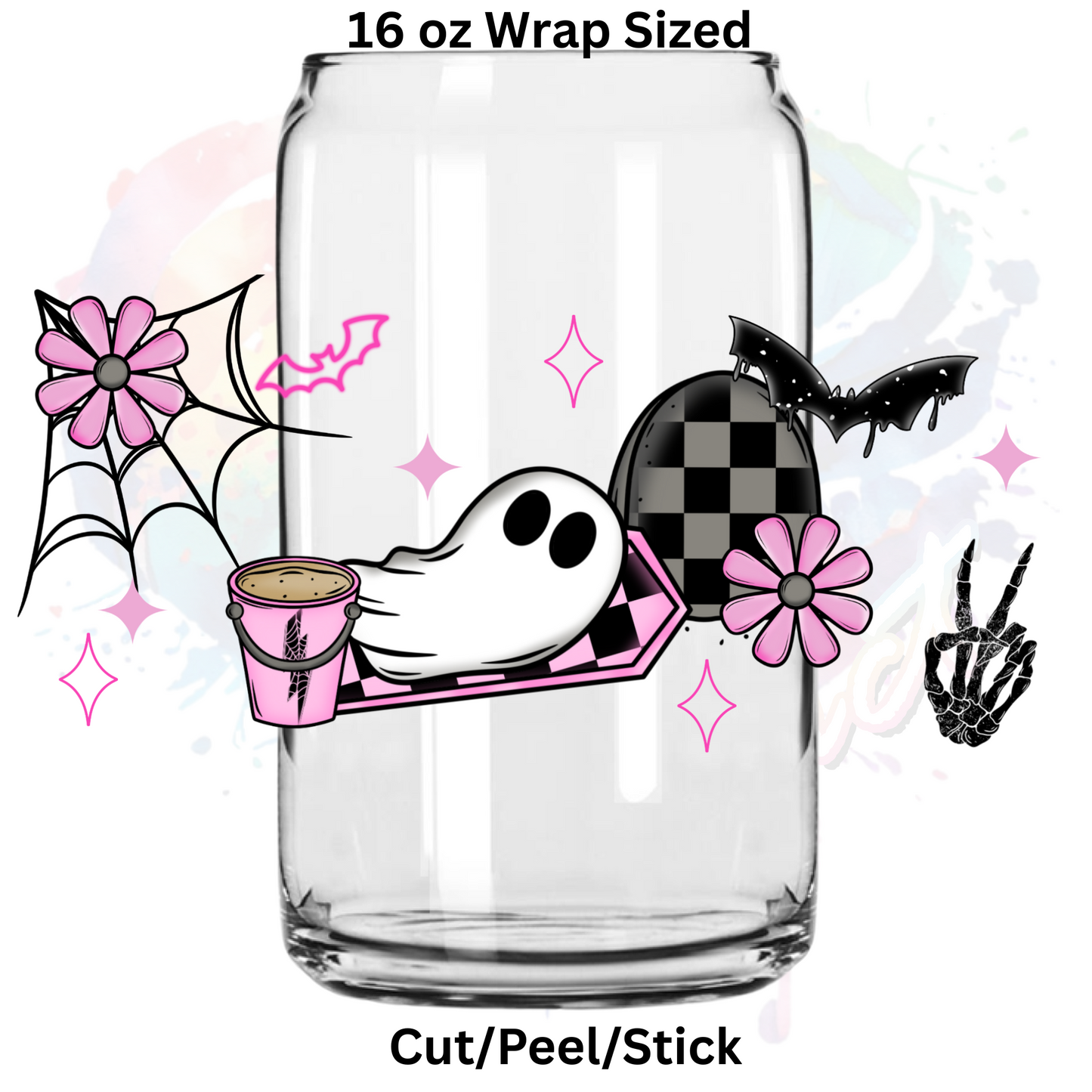 Ghostie UV DTF 16 oz Wrap