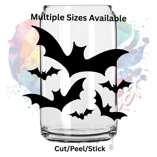 Bats UV DTF Decal