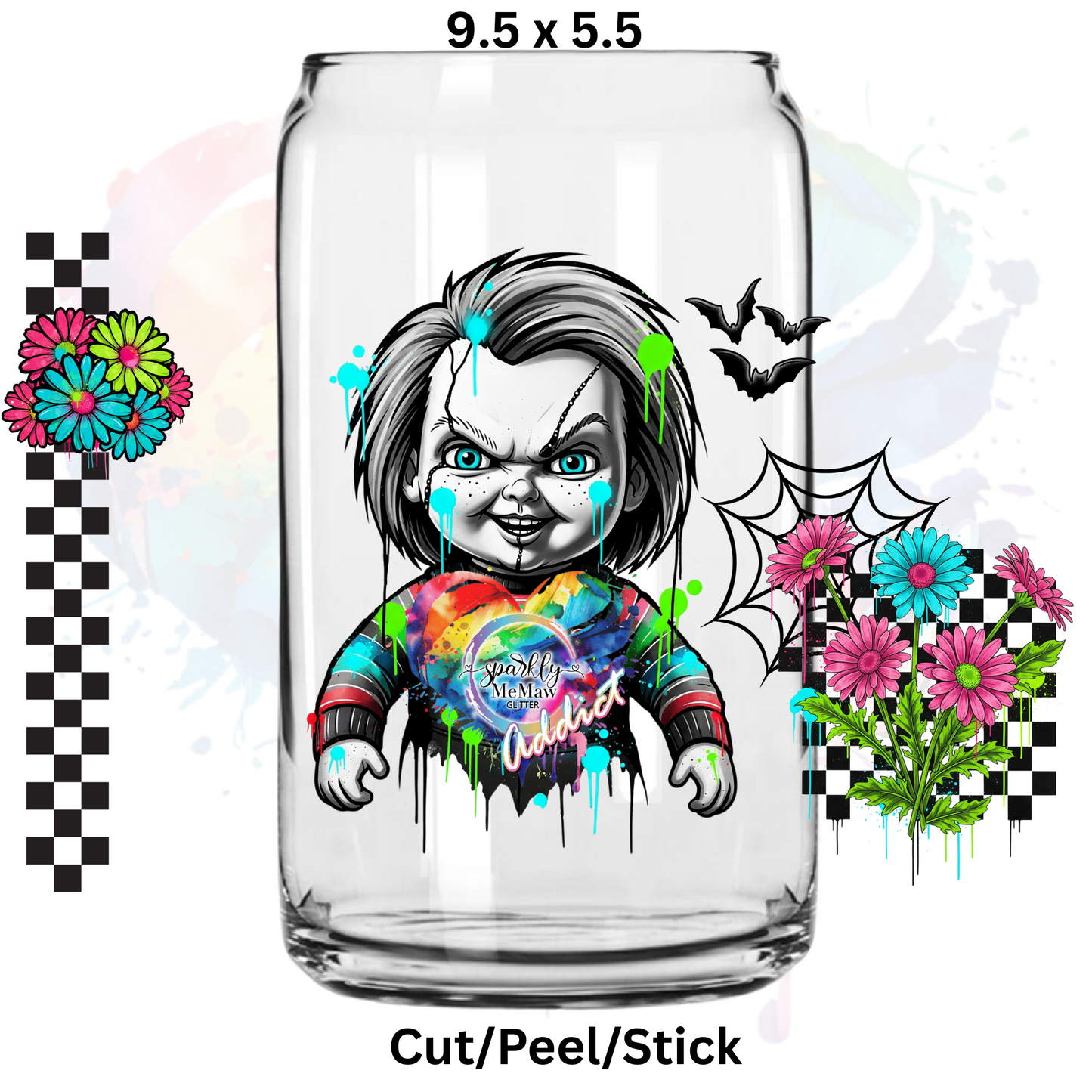 Retro Wanna PLay UV  DTF Wrap