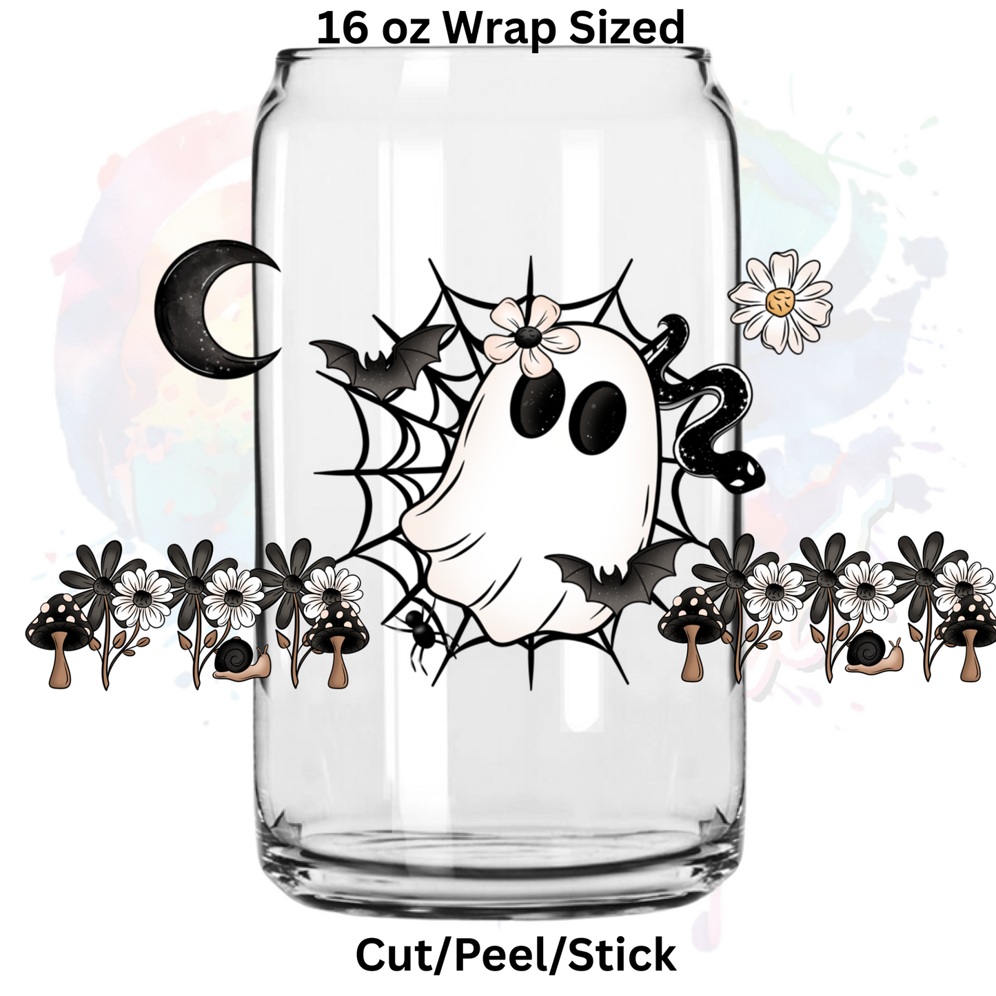Spooky 5 UV DTF 16 oz Wrap