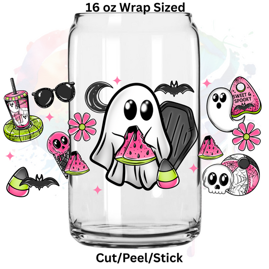 Spooky Summer 5   UV  DTF 16 oz  Wrap