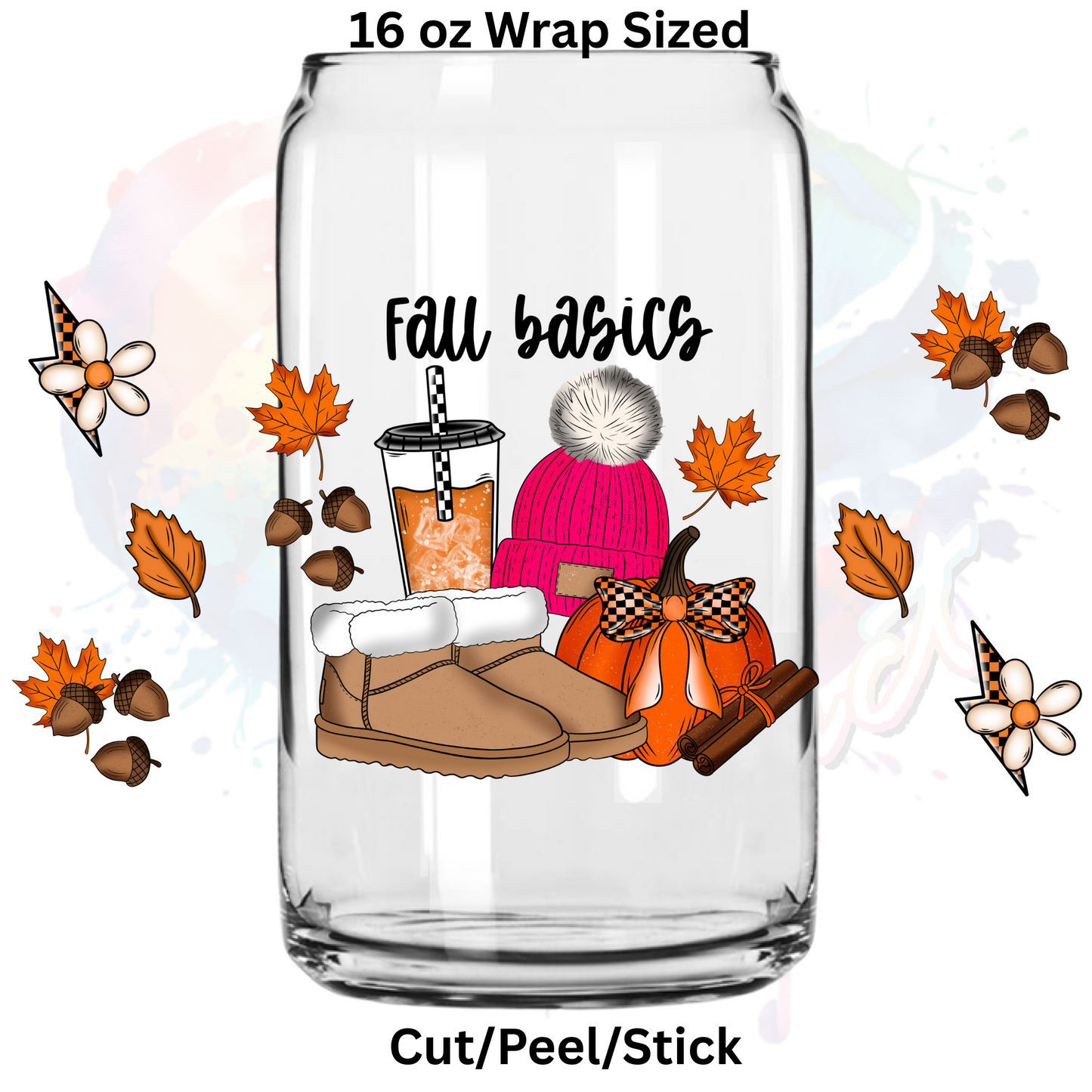 5 Fall Basics UV DTF 16 Oz wrap