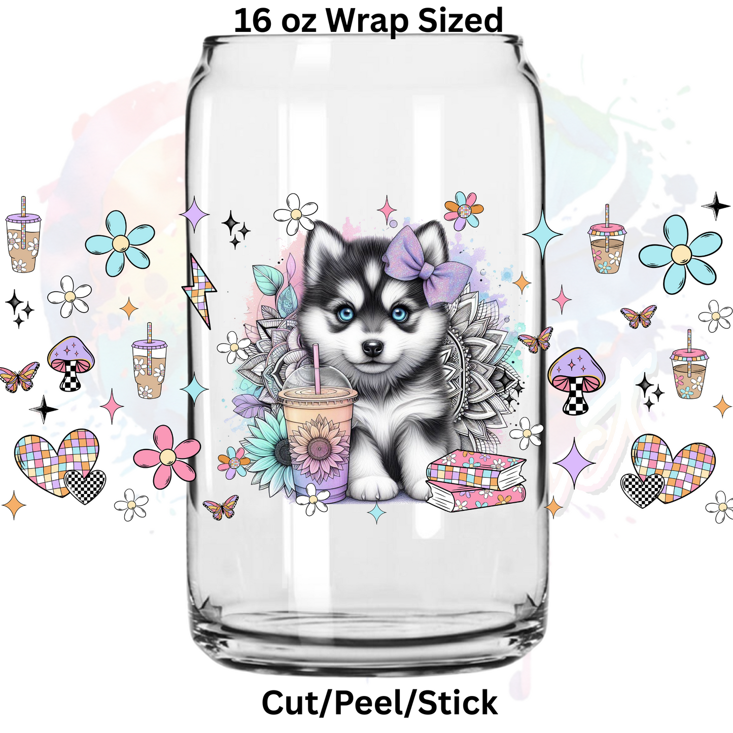 Puppy Love 30 UV DTF 16 Oz wrap
