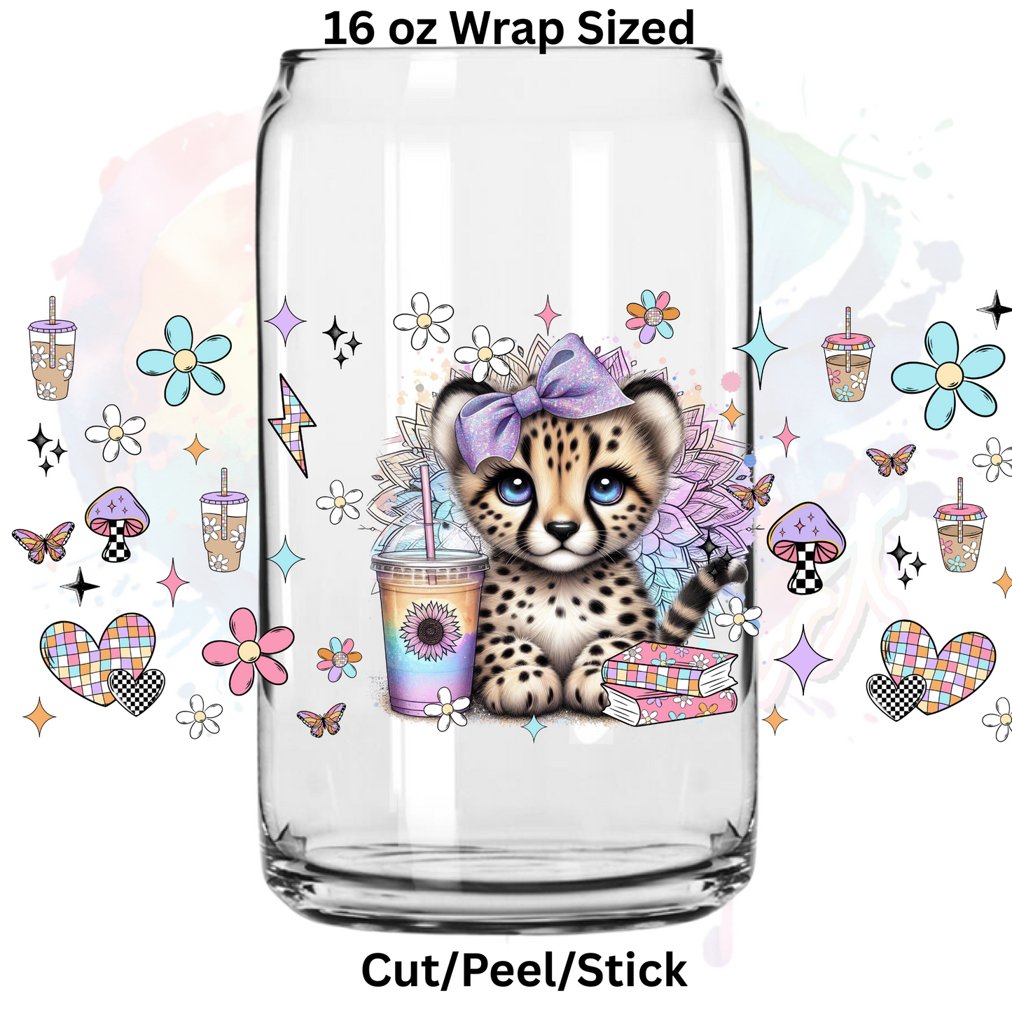 Baby Kitty UV DTF 16 Oz wrap