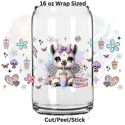 I'm Cute 601 UV  DTF 16 Oz wrap
