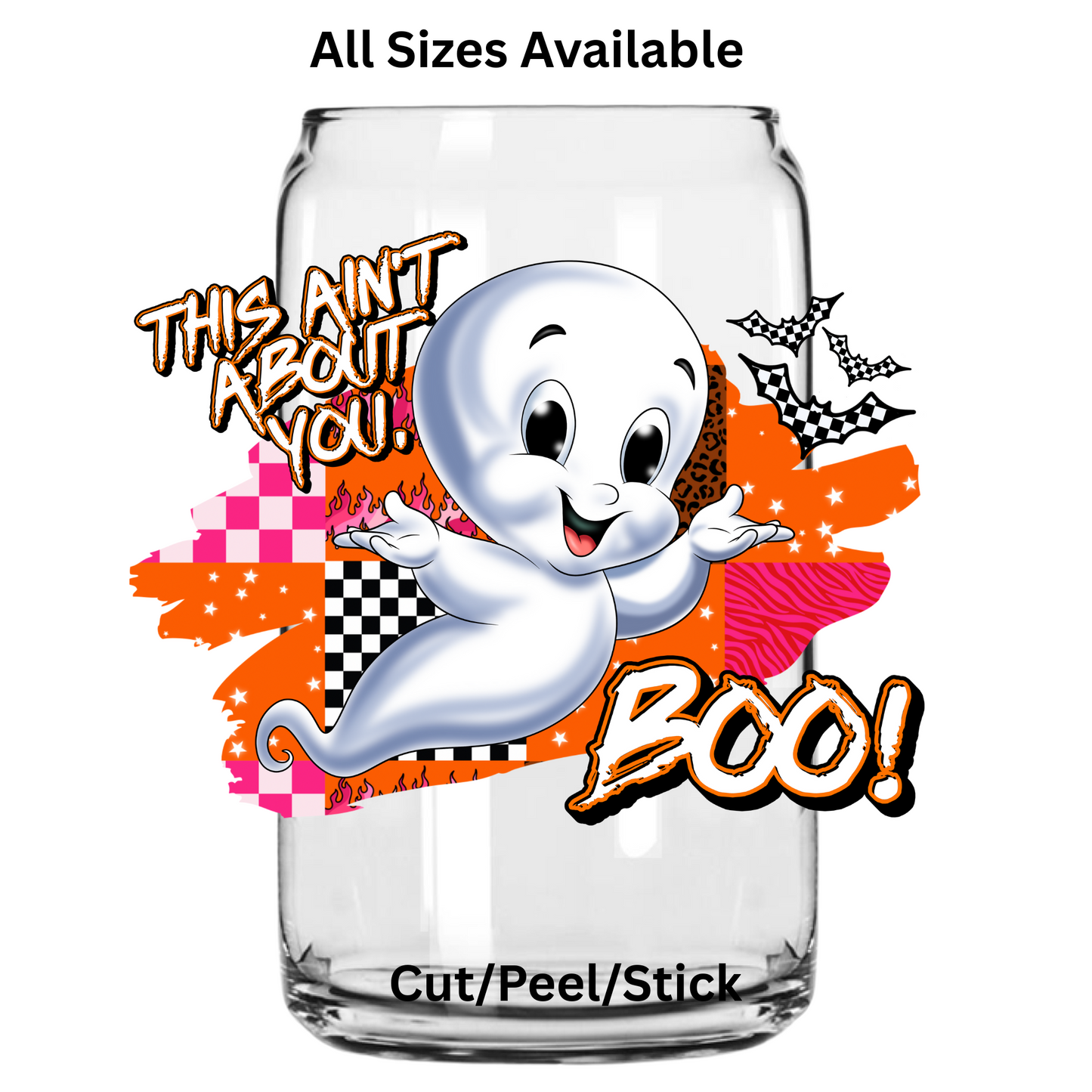 This + aint about you boo UV DTF Decal