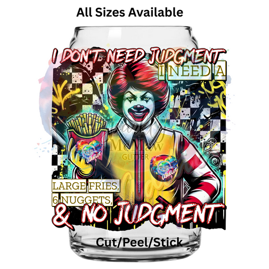 Large Fries UV DTF Decal