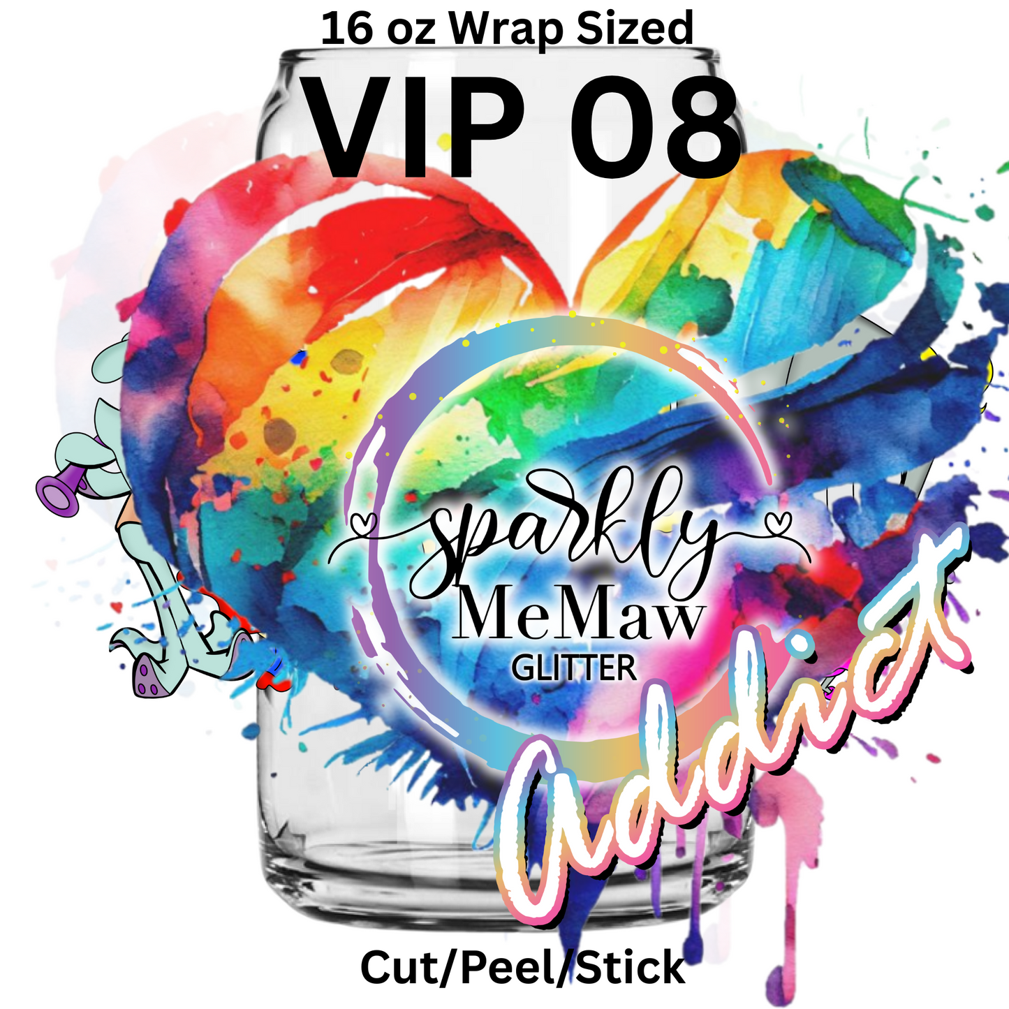 SB VIP 08 UV DTF 16 oz Wrap
