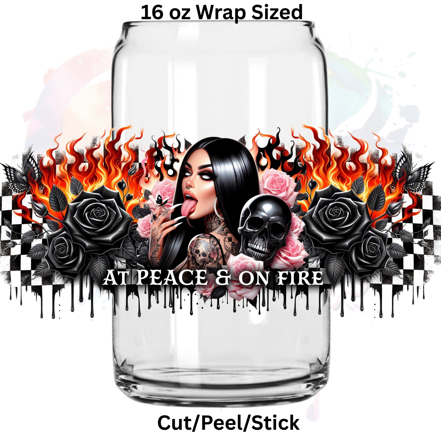 At Peace UV DTF 16 Oz wrap