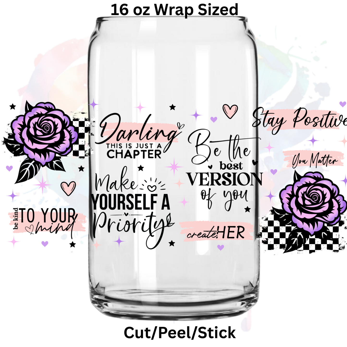 Darling this is just a chapter UV  DTF 16 Oz wrap