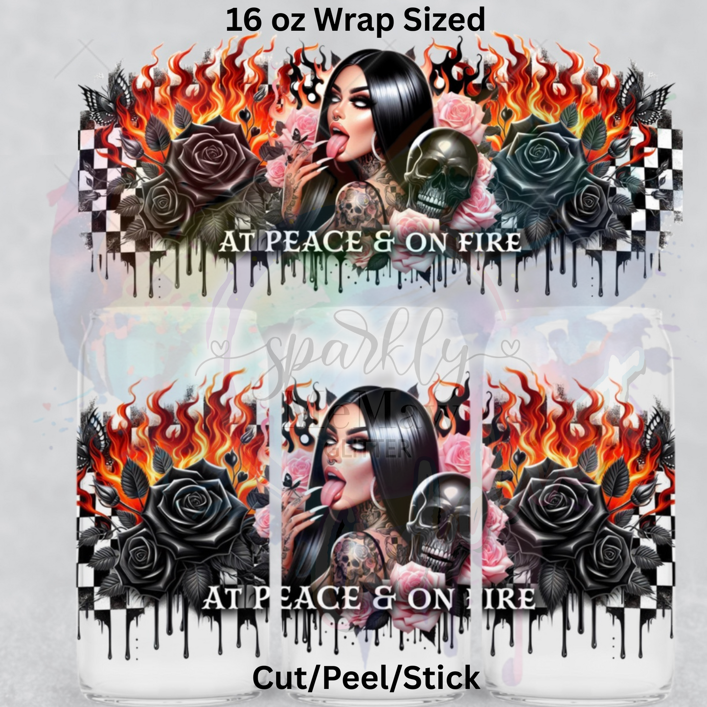 At Peace UV DTF 16 Oz wrap