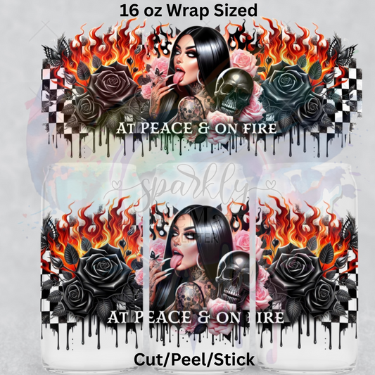 At Peace UV  DTF 16 Oz wrap