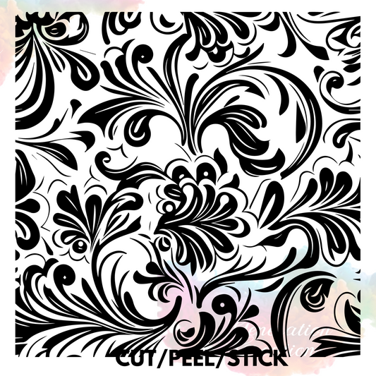 Tooled Leather 7 Element Sheet 10X10