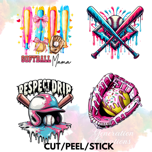 Softball drip   Element Sheet 9x9