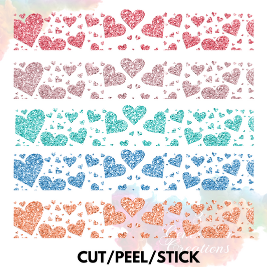 Heart Border  UV DTF  Sheet 10x10