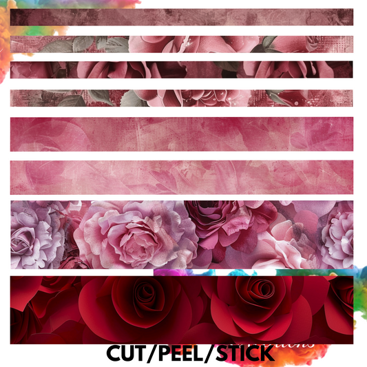 Rose Pink  UV DTF  Sheet 10 inches