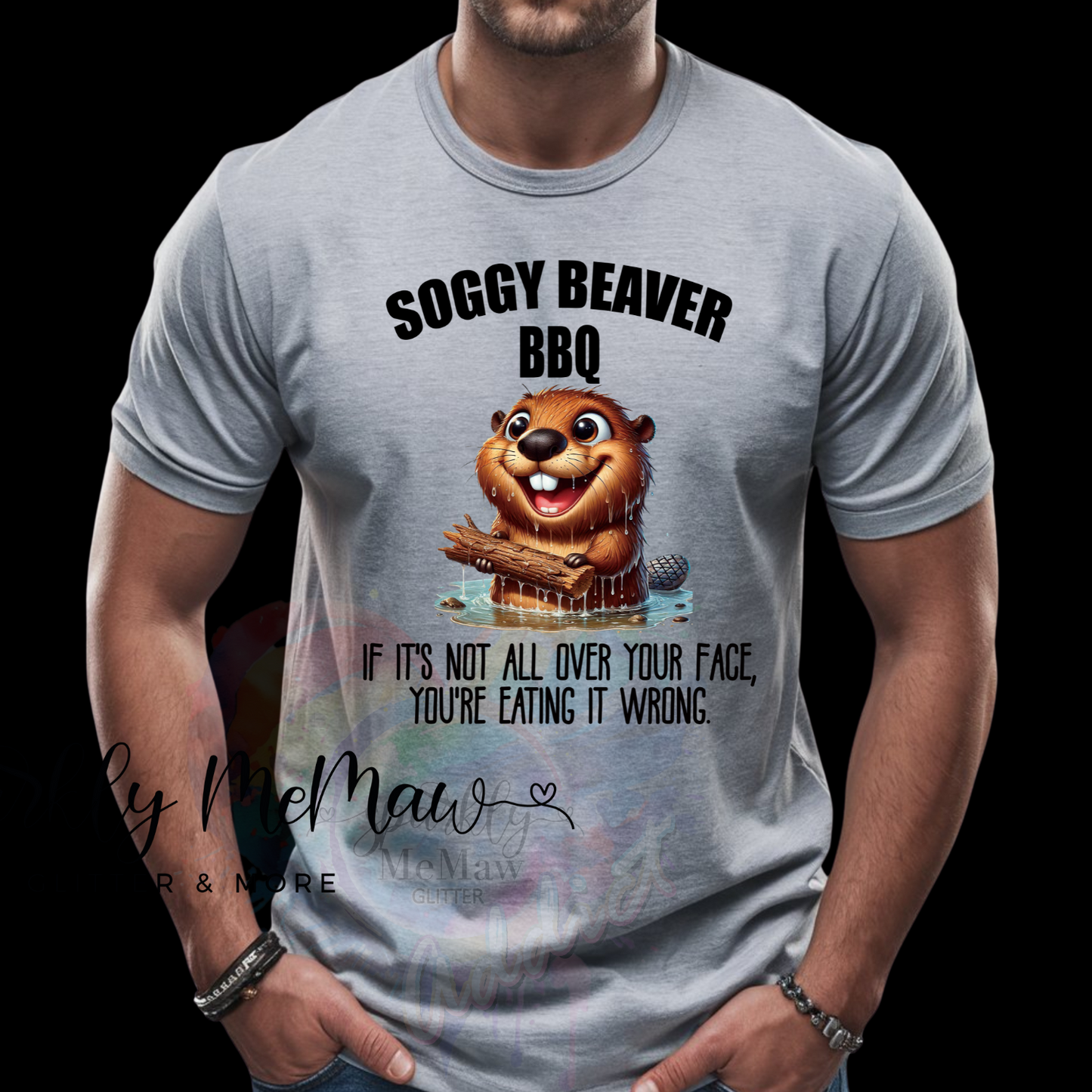 Soggy Beaver Ready to Press DTF Transfer (Fabrics only)