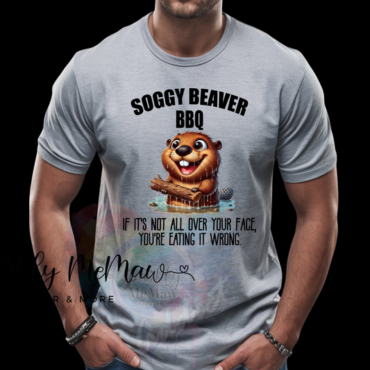 Soggy Beaver  Ready to Press DTF Transfer (Fabrics only)